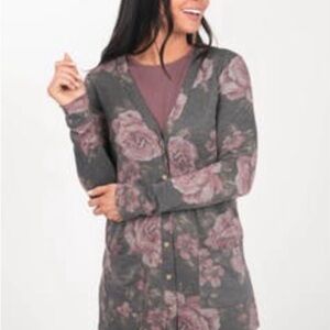 Indigo Floral Women's Essential Sweater